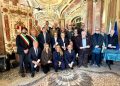 In foto l’assessore regionale alla Cultura, Francesca Caruso, alla cerimonia di consegna delle Onorificenze al Merito della Repubblica Italiana, a Palazzo Estense a Varese, insieme ai cittadini premiati