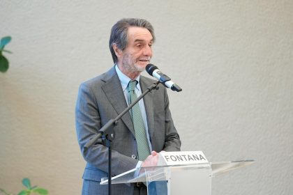 Il presidente della Regione Lombardia Attilio Fontana 