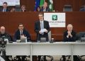 Il presidente della Regione Lombardia Attilio Fontana interviene in apertura del Consiglio regionale per tracciare un primo bilancio delle Olimpiadi Milano Cortina 2026