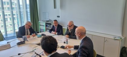 L'assessore Franco Lucente al primo appuntamento, a Palazzo Lombardia, dei Next mobility talk 2026