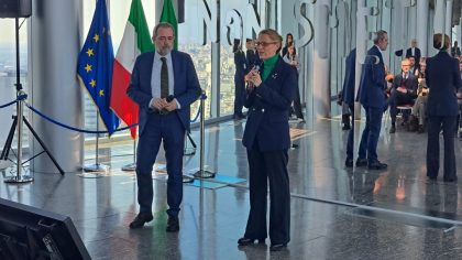 Federica Picchi, sottosegretario alla Presidenza della Regione Lombardia con delega a Sport e Giovani interviene alla presentazione dei risultati del 'Bando impianti sportivi 2025'.