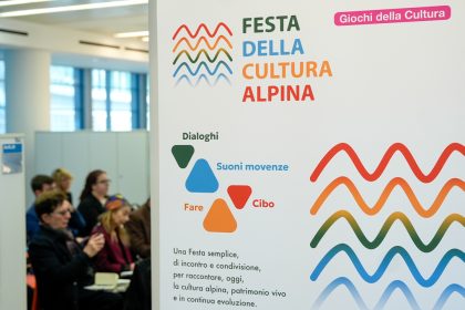 Il roll-up della Festa della cultura alpina in programma a Tirano dall’1 al 3 maggio