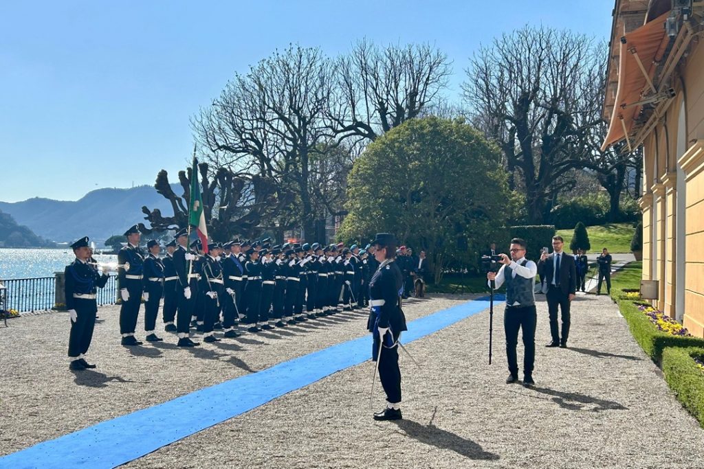 In foto Villa d’Este, a Cernobbio (Como), in occasione della celebrazione regionale del 209^ annuale di fondazione del Corpo di Polizia penitenziaria