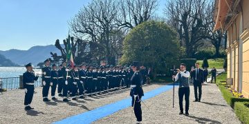 In foto Villa d’Este, a Cernobbio (Como), in occasione della celebrazione regionale del 209^ annuale di fondazione del Corpo di Polizia penitenziaria