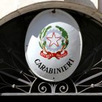 In foto una insegna dei carabinieri: inaugurata oggi la caserma di Lodi Vecchio con l’assessore regionale La Russa