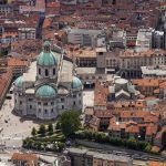 foto di como dall'alto dove sono state revocate misure antinquinamento come a Lecco