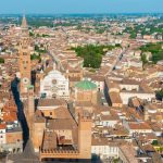 veduta di cremona dall'alto dove è stata decisa la disattivazione delle misure antinquinamento