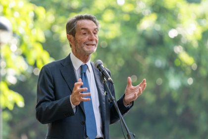 Il presidente di Regione Lombardia, Attilio Fontana