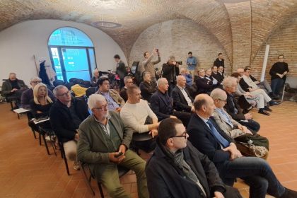 Il pubblico all'incontro a Mantova su agricoltura e ambiente