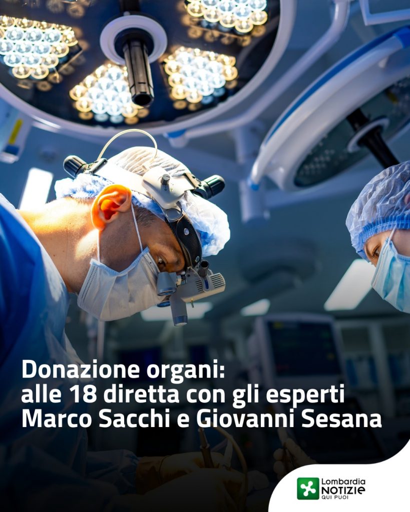 Alle 18.00 su Lombardia Notizie TV, in diretta, Marco Sacchi, anestesista e responsabile del Coordinamento  Procurement Organi e Tessuti @areu.regionelombardia  e Giovanni Sesana responsabile della Banca dei Tessuti del @ospedale.niguardadi Milano fanno il punto rispetto a donazioni e trapianti in Lombardia e raccontano il processo che ha consentito di curare attraverso il trapianto di pelle i ragazzi feriti a Crans-Montana.

👉 Segui la diretta al link in bio