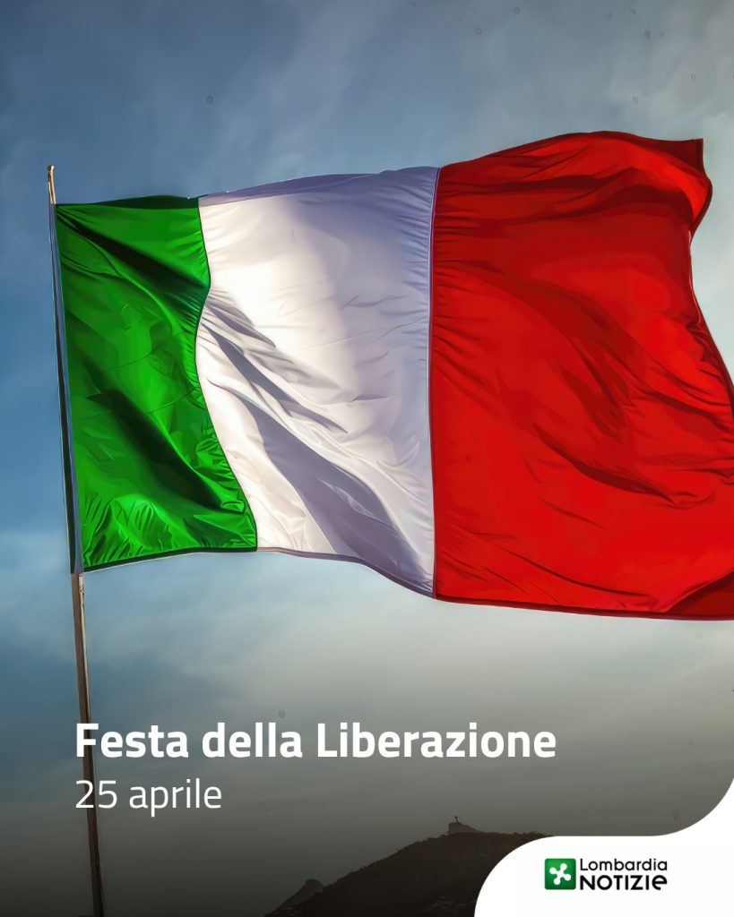 Oggi si celebra l’anniversario della Liberazione d’Italia, riflettiamo sul passato per costruire un futuro di pace. Buon 25 Aprile a tutti!

#lombardianotizieonline