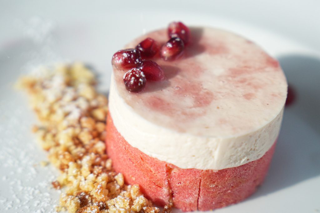 Dolce preparato dagli allievi finalisti del ‘Premio Aimo e Nadia per i Giovani’