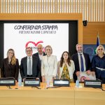 In foto l’assessore regionale alla Sicurezza e Protezione civile, Romano La Russa, nel corso della conferenza stampa di presentazione del comitato ‘Amore c’è – Noi ci siamo’, insieme all’assessore regionale alla Cultura Caruso e alla presidente di ARPA Lombardia Lo Palo