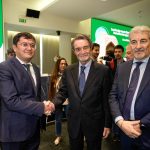 Il presidente Attilio Fontana e il sottosegretario Raffaele Cattaneo all'evento per rafforzare intesa tra Lombardia e Regione di Samarcanda (Uzbekistan)