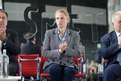 Il sottosegretario con delega allo Sport e Giovani Federica Picchi, interviene alla presentazione 'Stagione Azzurra 2026' FIPAV (Federazione Italiana Pallavolo)