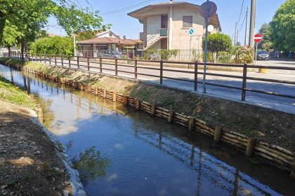In foto le rogge di Gheda e Molinara, nel comune di Montirone (Brescia), al centro degli interventi di Regione Lombardia