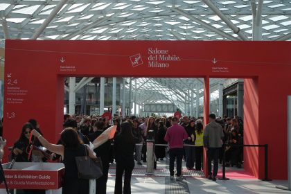 Ingresso del Salone del Mobile di Milano 2026