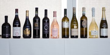 In foto i vini lombardi in occasione della presentazione del padiglione lombardo a Vinitaly 2026
