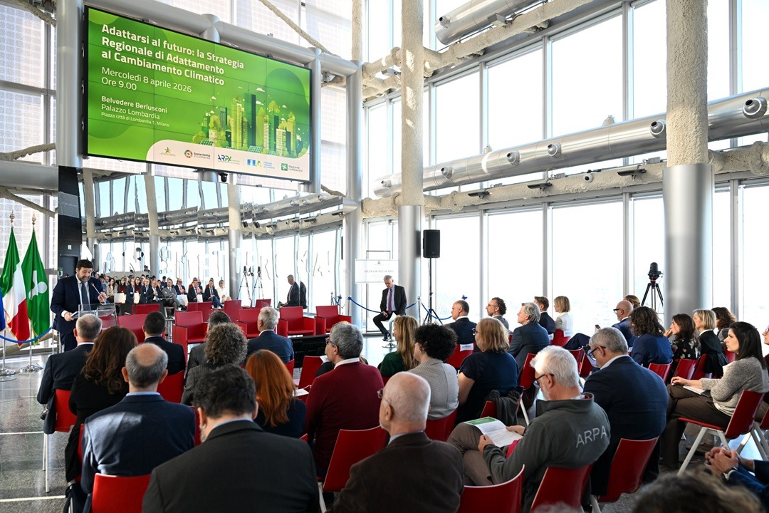 La Lombardia ha presentato la sua strategia di adattamento al cambiamento climatico