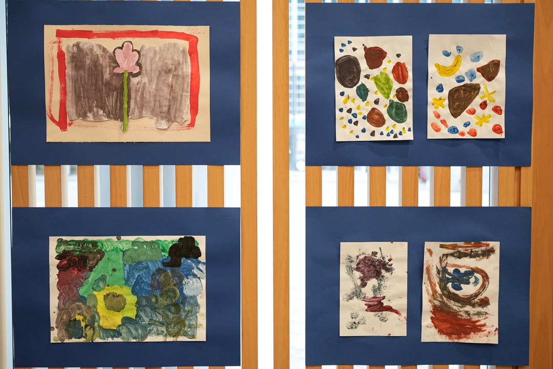 Disegni mostra Cuori in bozza - autismo arte movimento e musica a Palazzo Lombardia