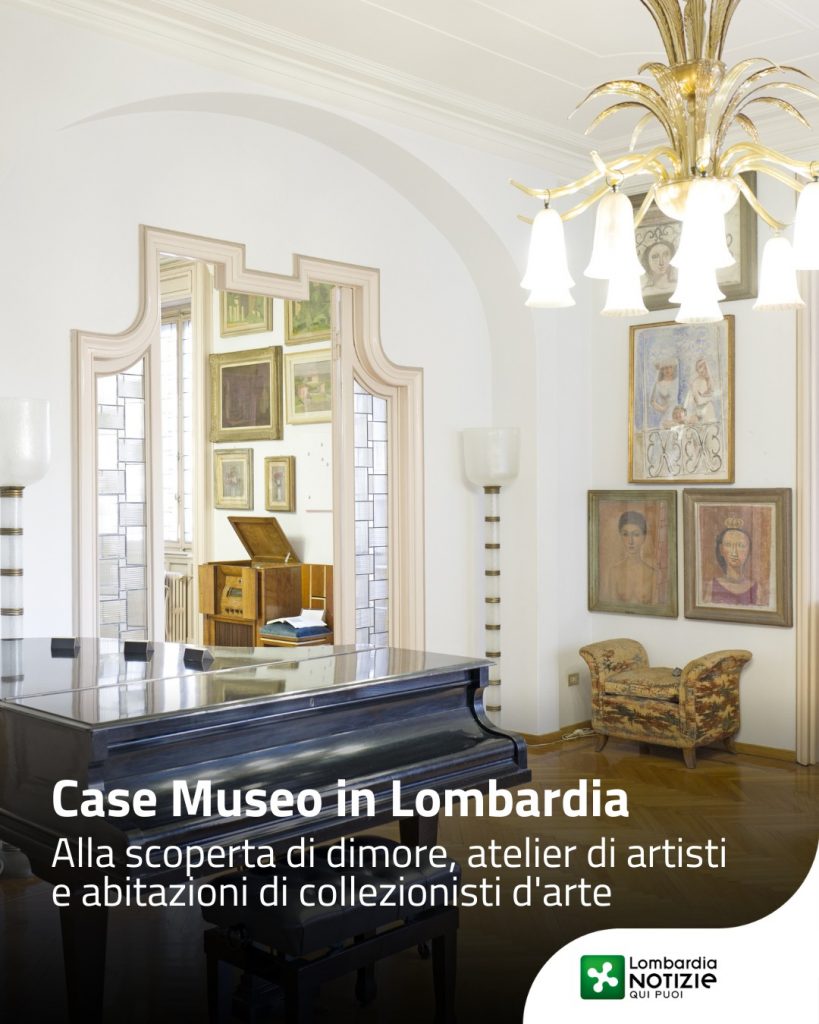 Che si tratti di dimore di personaggi illustri, atelier di artisti o abitazioni di collezionisti d’arte, le Case Museo in Lombardia, sono luoghi “fuori dal tempo” che ci offrono l’occasione di immergerci nella storia e nella cultura della nostra regione attraverso la vita, le opere e gli oggetti di uso quotidiano di alcuni dei suoi personaggi più celebri e influenti.

👉 Scopri tutti i luoghi al link in bio

#lnews #lnotizie @in_lombardia