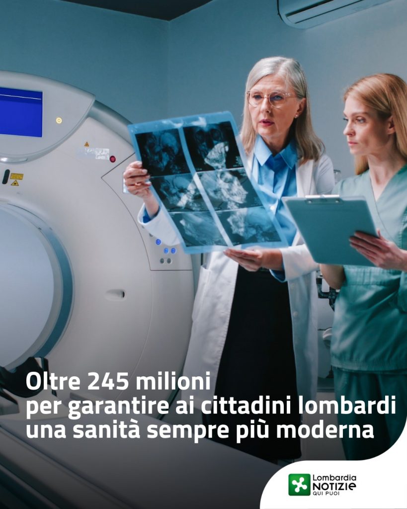 Per garantire ai cittadini lombardi una sanità sempre più moderna, efficiente e sicura, Regione Lombardia investe 245 milioni per migliorare la tecnologia e la digitalizzazione degli ospedali, favorire nuovi interventi di edilizia sanitaria e incrementare la sicurezza.

👉 Scopri di più al link in bio 

#lnews #lombardianotizie #welfare @guidobertolaso