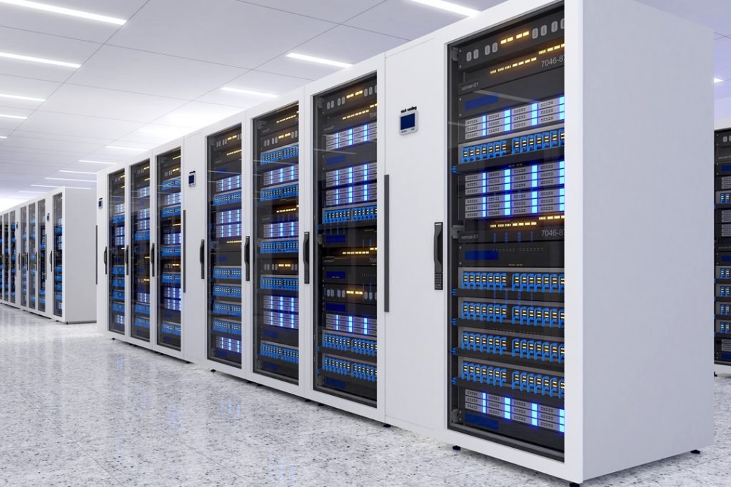 In foto l’interno di un data center, le realtà al centro di una nuova proposta di legge per regolamentarne l’apertura in Lombardia