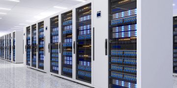 In foto l’interno di un data center, le realtà al centro di una nuova proposta di legge per regolamentarne l’apertura in Lombardia