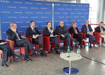 Il presidente della Regione Lombardia Attilio Fontana interviene alla presentazione della 10ª edizione del forum Teha 'La roadmap del futuro per il food&beverage: quali evoluzioni e quali sfide per i prossimi anni'. Lombardia prima per agrivcoltura in Italia