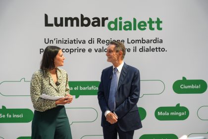 Il presidente Fontana intervistato nell'ambito dell'iniziativa lumbardialett