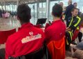 Un momento della premiazione del Csi Lombardia per l'impegno dei volontari del sociale e nello sport.