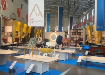 L'interno del museo del compasso d'oro dove si è svolta l'edizione 2026 del premio.