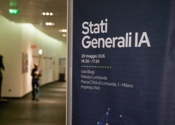 In foto il manifesto degli Stati generali dell’intelligenza artificiale a Palazzo Lombardia
