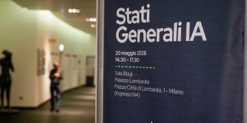 In foto il manifesto degli Stati generali dell’intelligenza artificiale a Palazzo Lombardia