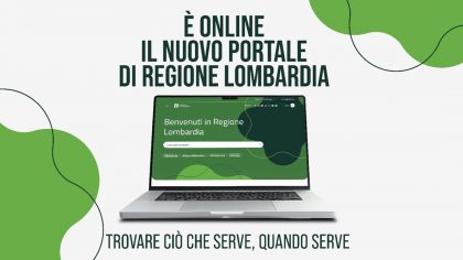 Regione Lombardia, online il nuovo portale istituzionale