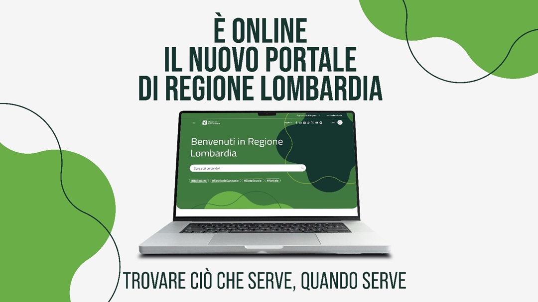 Regione Lombardia, online il nuovo portale istituzionale
