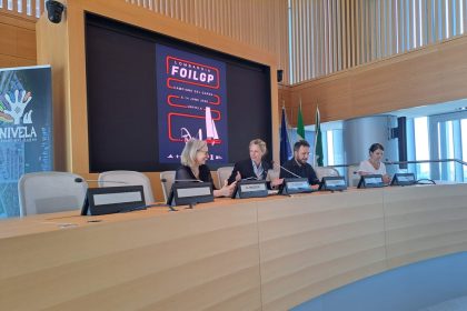 Il sottosegretario regionale alla Presidenza con delega allo Sport e Giovani, Federica Picchi, interviene alla conferenza stampa di presentazione della stagione 2026 di Univela Campione del Garda