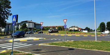 Inaugurata a Ciserano (BG) la nuova rotatoria realizzata all’intersezione tra la Strada provinciale 122 ‘Francesca’ e corso Europa in località Zingonia