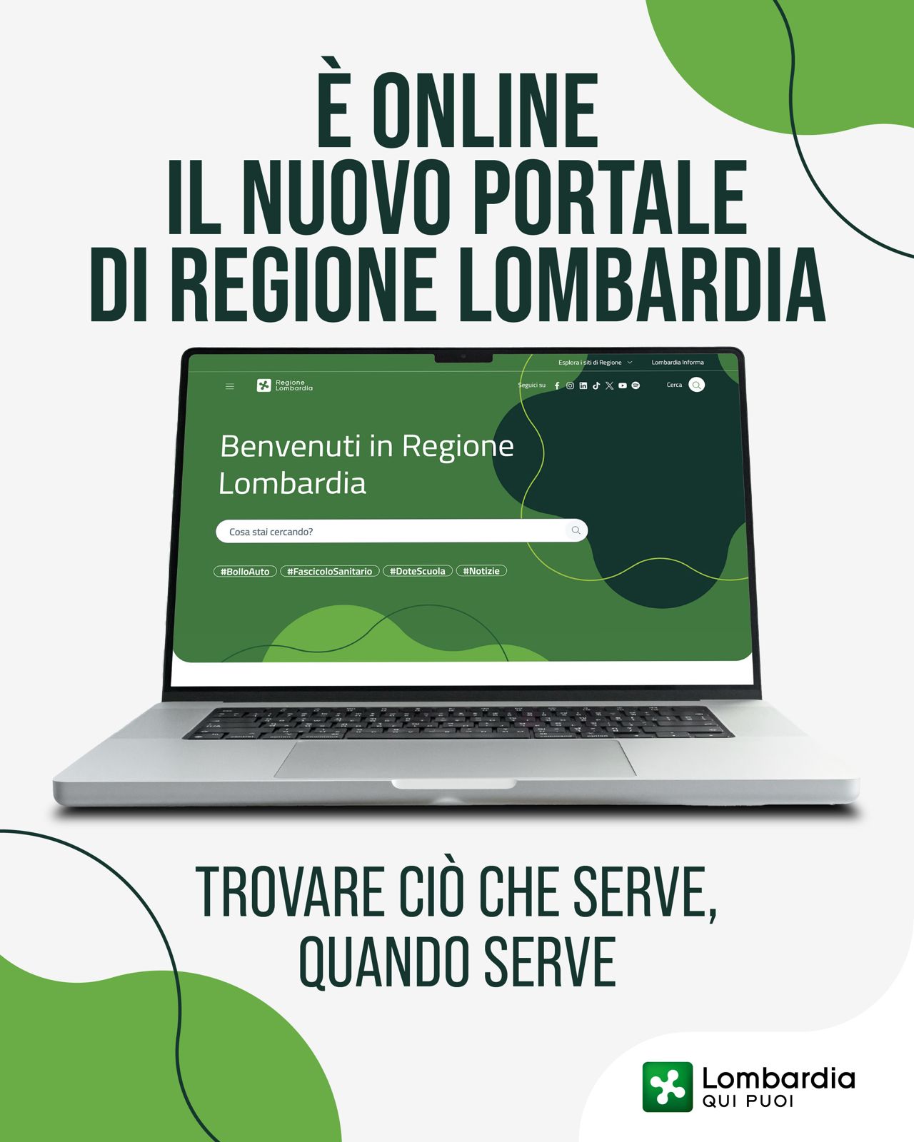 Online il nuovo portale di Regione Lombardia