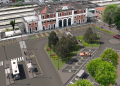 In foto il rendering della stazione di Treviglio: l’area beneficerà del bando 'Multimodale urbano'