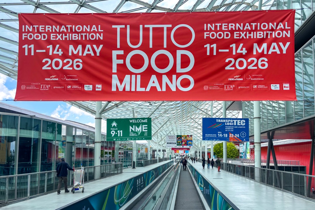A TuttoFood a Rho Fiera Milano Beduschi, nella veste di presidente Arepo ha annunciato l'Expo europea di DOP e IGP nel segno della sostenibilità