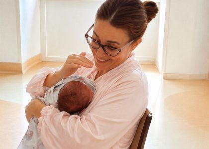 Boom nascite Mangiagalli Policlinico, Simona Infantolino e la figlia Clotilde