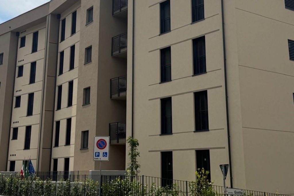 Le case popolari di via Turbada a Lecco interessate dall'azione di rigenerazione urbana