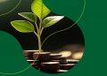 immagine simbolica con piantina e soldi per dare idea del progetto sul green budgeting in lombardia