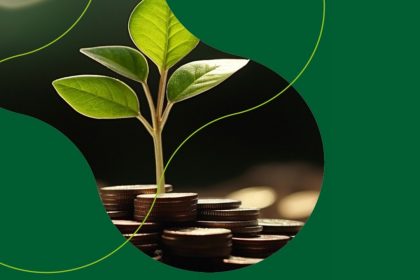 immagine simbolica con piantina e soldi per dare idea del progetto sul green budgeting in lombardia