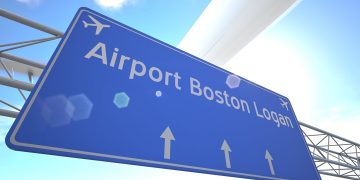 Cartello dell'Aeroporto di Boston, immagine utilizzata per articolo volo aereo Milano Malpensa Boston