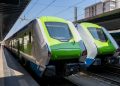 Regione Lombardia ha stanziato 78 milioni per l'acquisto di sistemi di ultima generazione per i treni regionali (in foto una coppia di treni)