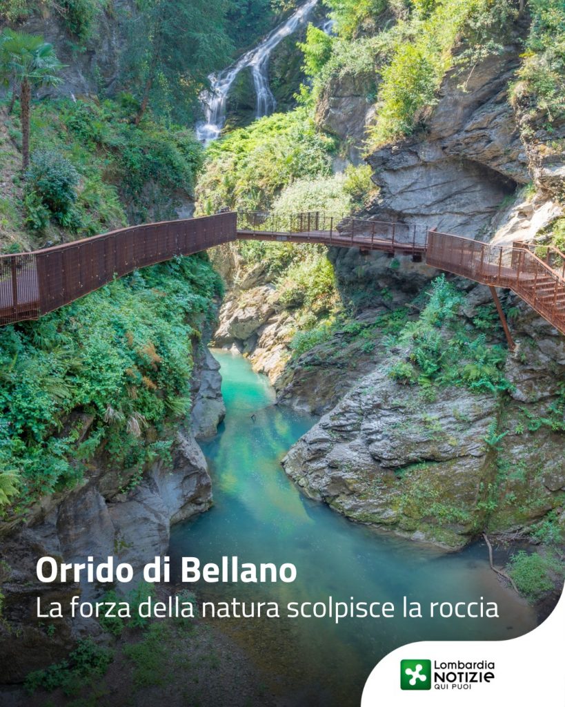 A pochi passi dal Lago di Como, il torrente Pioverna ha scolpito per milioni di anni una delle meraviglie naturali più affascinanti della Lombardia: l’Orrido di Bellano.
Un percorso sicuro su passerelle sospese, ideale anche per le famiglie, ti regalerà scorci mozzafiato e un’esperienza immersiva nella forza della natura.

👉 Scopri di più al link in bio

#lombardianotizieonline @in_lombardia