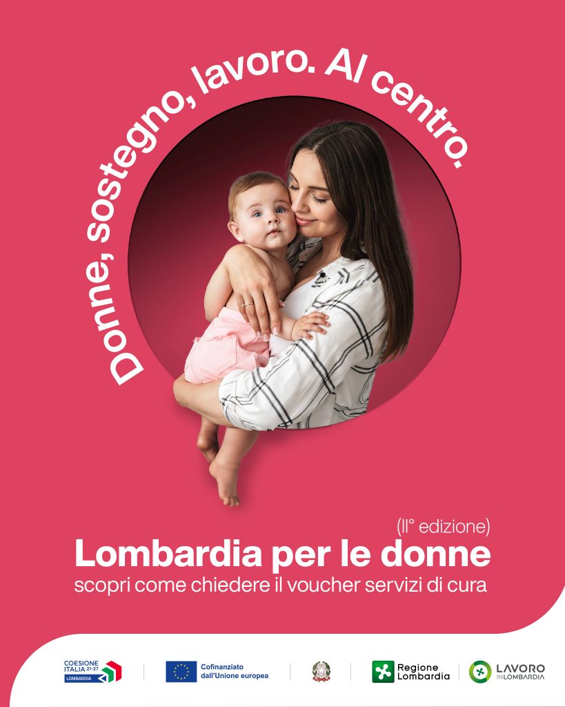 Lavoro o Famiglia? Entrambi! 👶💼

📌 Regione Lombardia sostiene le donne che rientrano al lavoro con un contributo di 400€ al mese per un anno, tramite un voucher per le spese di baby-sitting o assistenza familiare.

Un aiuto concreto per chi si prende cura della famiglia… e del proprio futuro.

👉 Per saperne di più vai al link in bio

#lombardianotizieonline