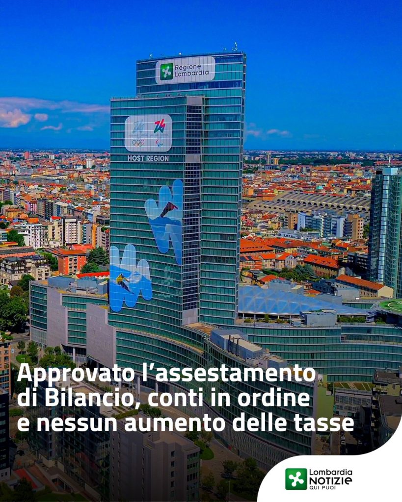 Il presidente Attilio Fontana e il vicepresidente e  assessore al Bilancio Marco Alparone confermano conti in ordine e nessun aumento di tasse per cittadini e imprese. 
Tra le misure principali 2 milioni di euro per le sperimentazioni in sanità e 16 milioni per scuola e formazione. Investimenti strategici anche per la sicurezza del territorio, la cultura, il rinnovo dei taxi e i grandi eventi sportivi post-Olimpiadi. Una gestione che rafforza la solidità del “Modello Lombardia”.

👉 Scopri di più al link in bio

#lombardianotizieonline